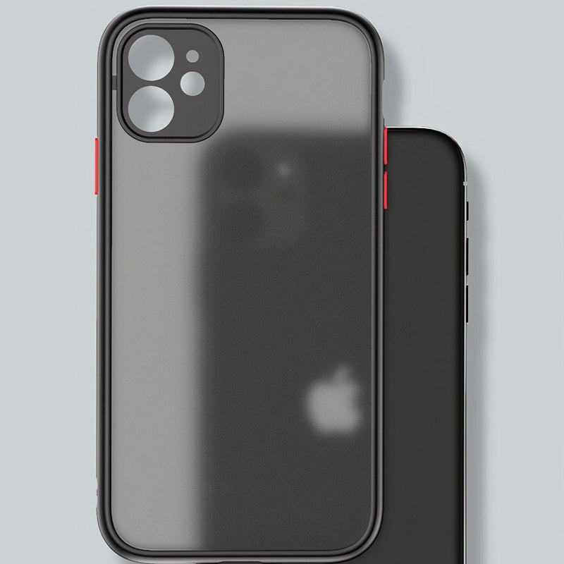 Matte Fitted iPhone Case with Interchangeable Buttons