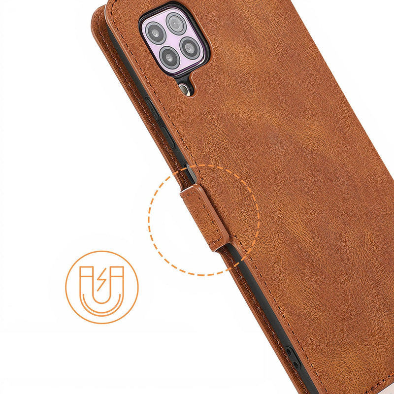 Classic leatherette flip case with card holder for Huawei P
