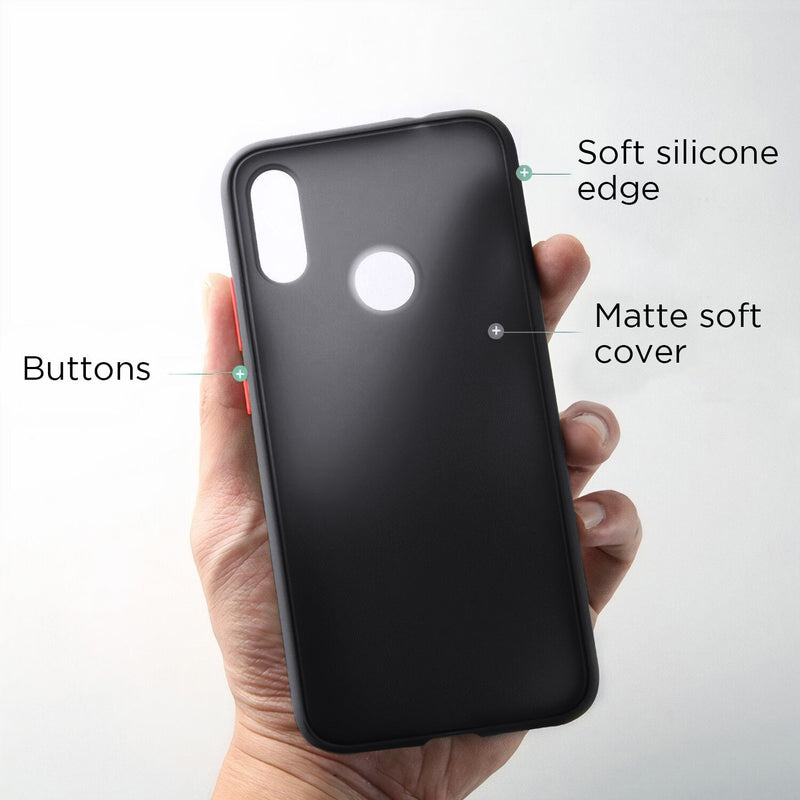Matte Fitted Huawei Mate Case with Interchangeable Buttons