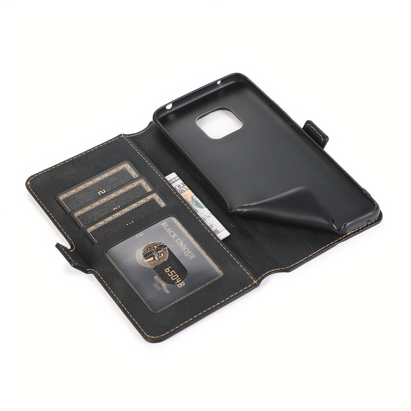 Classic leatherette flip case with card holder for Huawei Mate
