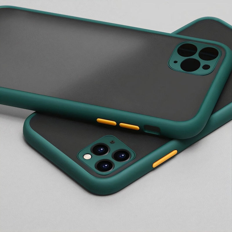 Matte Fitted iPhone Case with Interchangeable Buttons