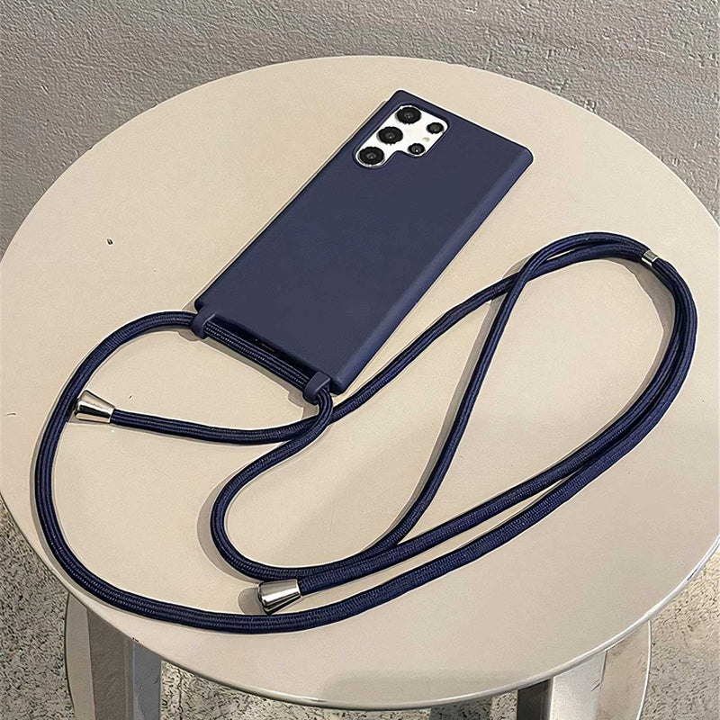 Smooth colored drawstring case for Samsung Galaxy S