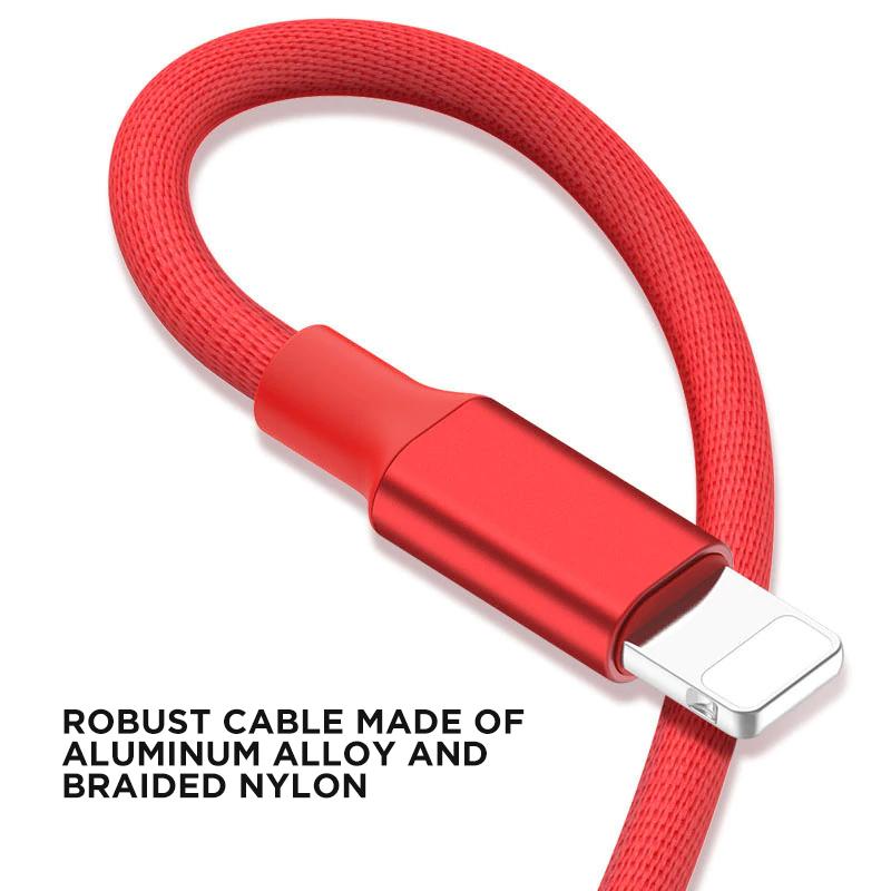 braided nylon iphone cable