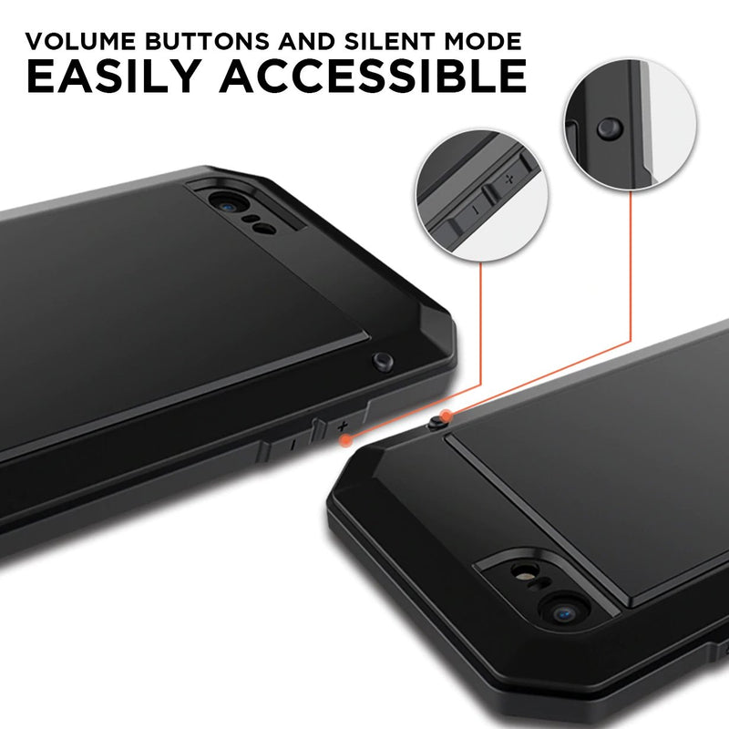 full body iphone case with easy access to silent mode