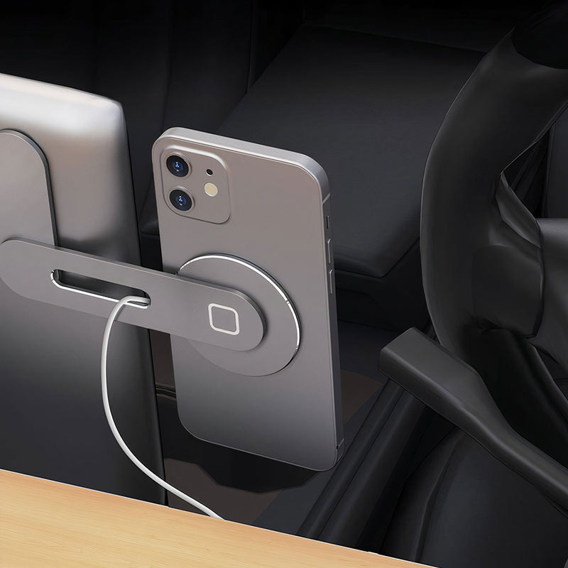 MagSafe Magnetic Phone Holder on Laptop/Monitor for iPhone