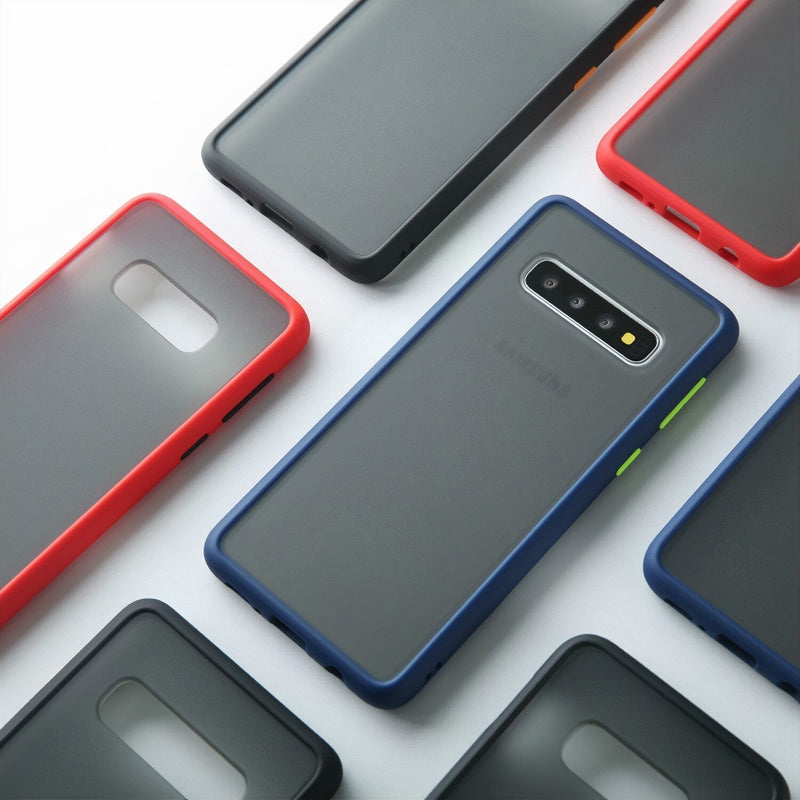 Matte Fitted Samsung Galaxy S Case with Interchangeable Buttons