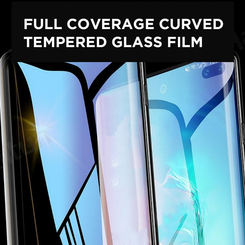 Curved Black Rimmed Tempered Glass Samsung Galaxy S Screen Protector