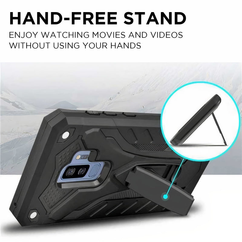 Armor-plated Huawei P Case with Foldable Kickstand