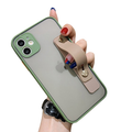 Cute iPhone Matte Gel Case with Band Grip