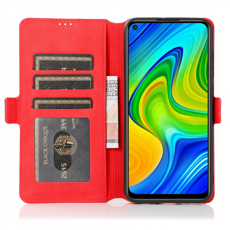 Classic leatherette flip case with card holder for Xiaomi Redmi Note
