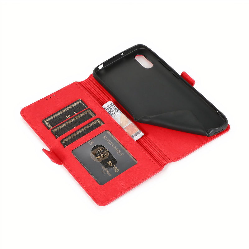 Classic leatherette flip case with card holder for Xiaomi Redmi