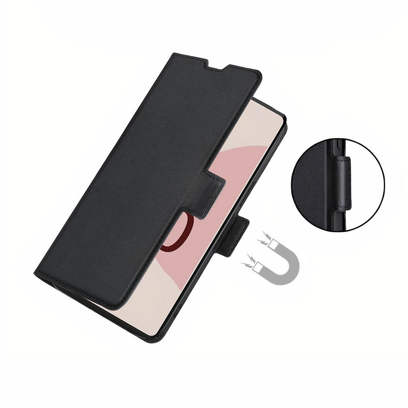 Artificial leather case with flap and card holder for Google Pixel
