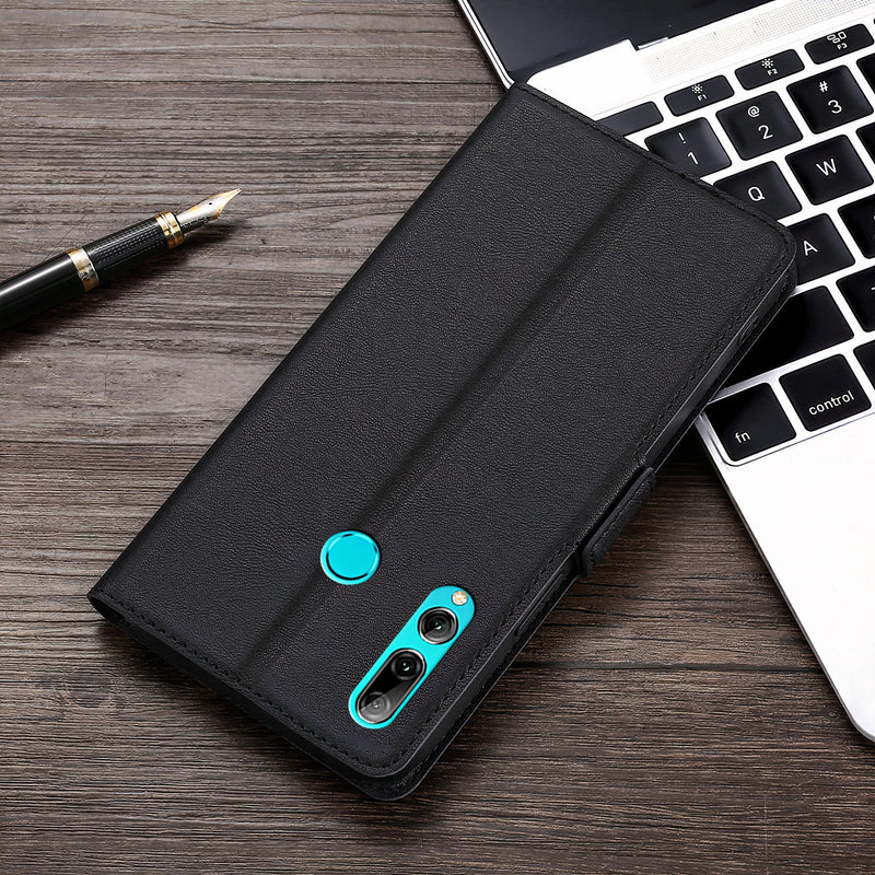 Artificial leather case with flap and card holder for Huawei Nova
