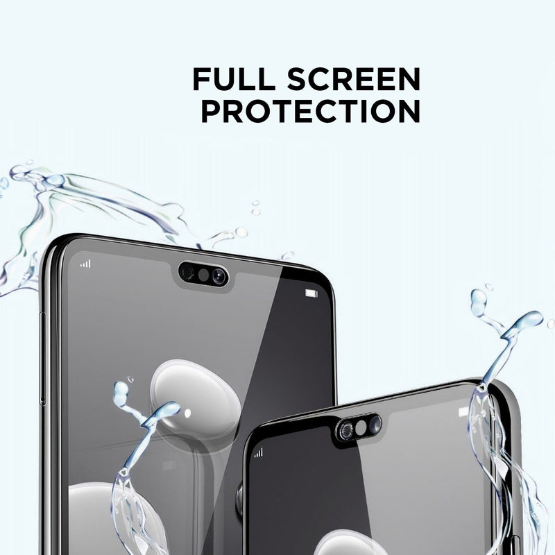Curved Black Rimmed Tempered Glass Huawei Mate Screen Protector