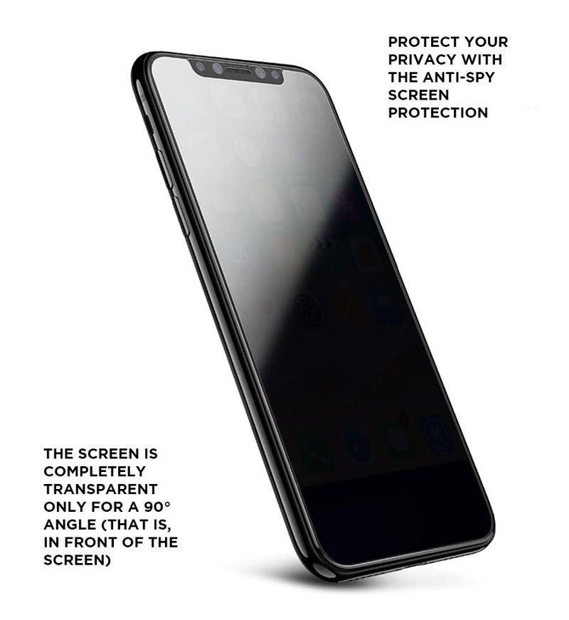 Anti-spy Tempered Glass iPhone Screen Protector