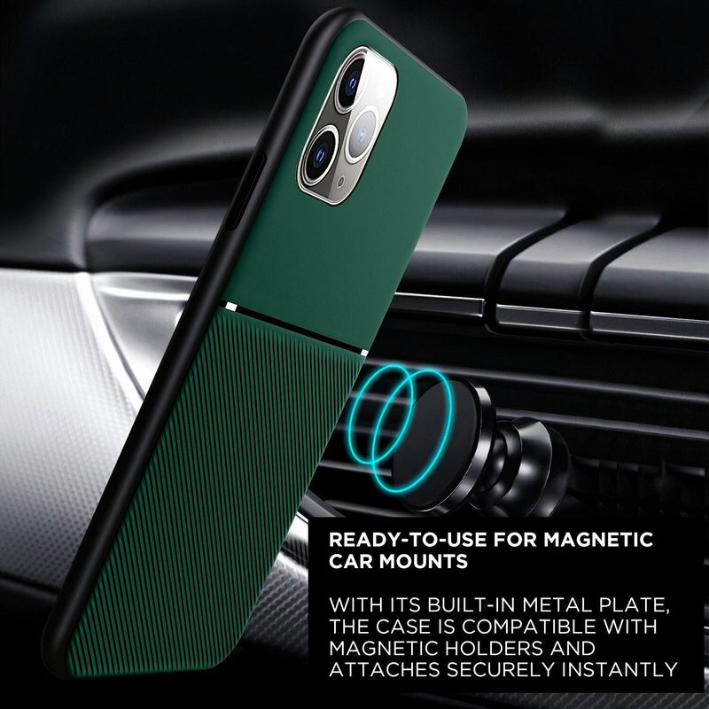Matte Color iPhone Case Compatible with Magnetic Holder