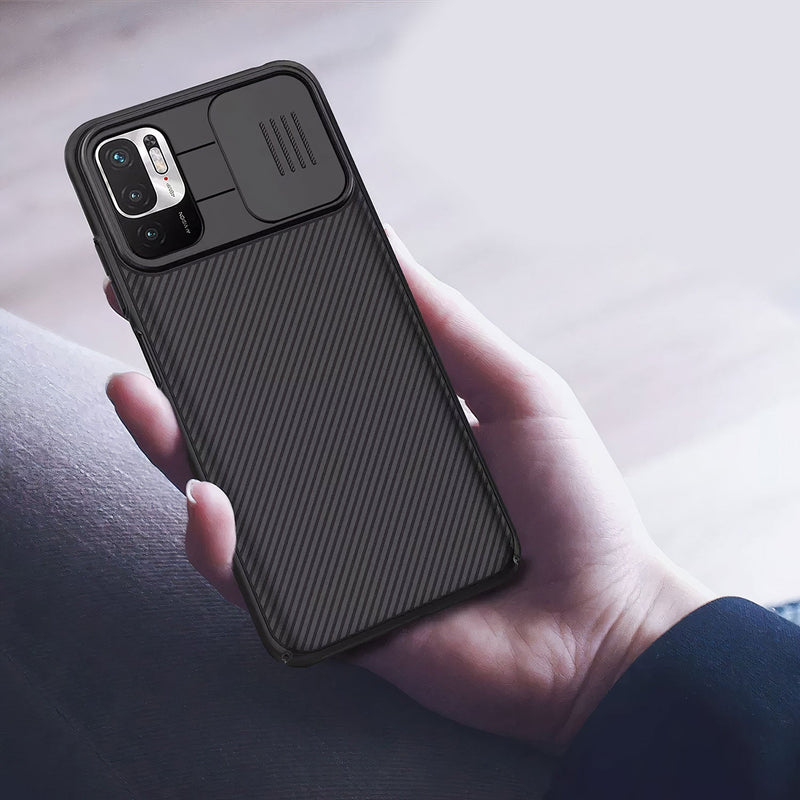 Shockproof case with sliding lens protector for Xiaomi Mi