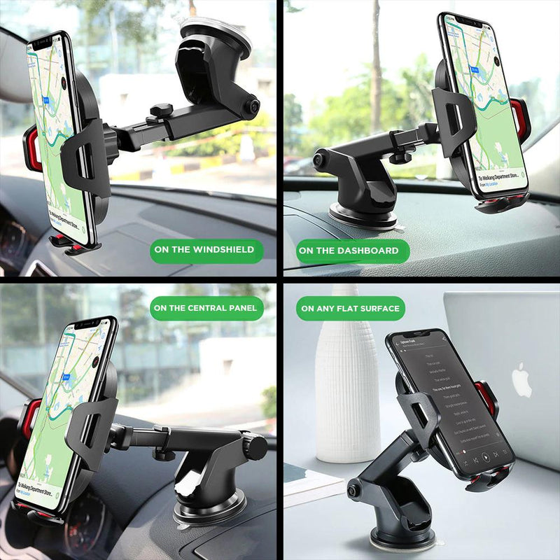 Adjustable Arm Car iPhone Holder with powerful grip