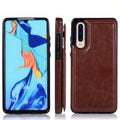 Huawei P Wallet Cover with Artificial Leather Back Flap