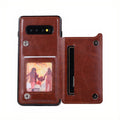 Samsung Galaxy S Wallet Cover with Artificial Leather Back Flap