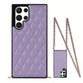 Samsung Galaxy S case with luxurious quilted effect and refined strap