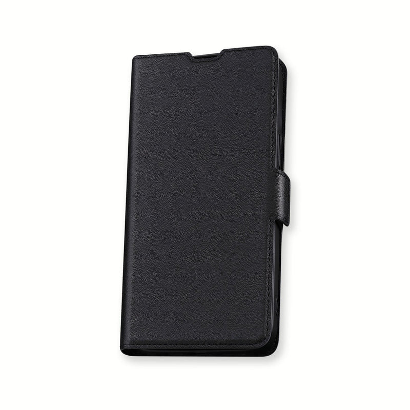 Artificial leather case with flap and card holder for Huawei Y