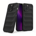 Padded liquid silicone case for iPhone