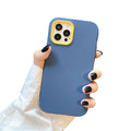 Candy colored soft silicone iPhone case