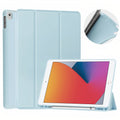 Smart folding case with pen holder and flap for Galaxy Tab S