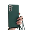 Smooth colored drawstring case for Samsung Galaxy A