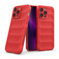 Padded liquid silicone case for iPhone