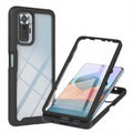 Transparent two-piece rugged outer shell for Xiaomi Redmi Note