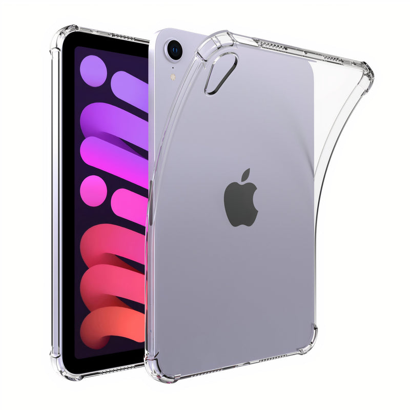 Ultra thin transparent protective shell for iPad with reinforced corners