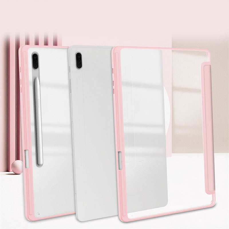 Samsung Galaxy Tab S case with smart colored flap and camera protection