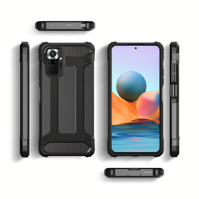 Xiaomi Redmi Note rugged shell with carbon fiber pattern
